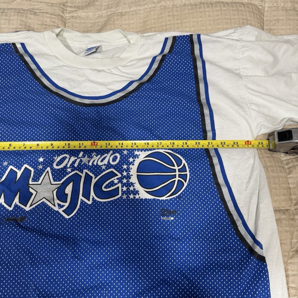 VTG Orlando Magic Tshirt Adult XL White Salem Sportswear NBA Basketball Mens 90s - Picture 8 of 11